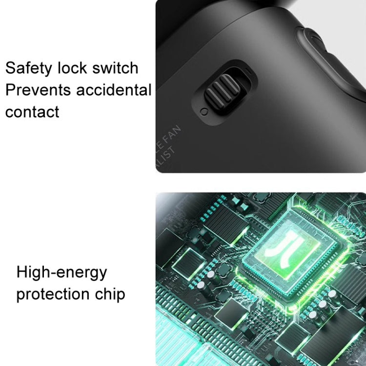JisuLife Life9 高速手持小風扇 迷你便攜 USB 充電桌面冷卻電風扇，3600mAh，5000mAh