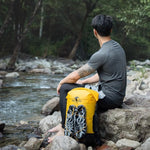 Naturehike 防水濕乾袋 IPX6 戶外海邊潛水游泳漂流裝備，20L 卡其色，20L 黃色，30L 卡其色，30L 黃色，40L 卡其色，40L 黃色