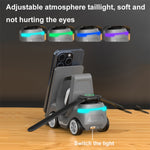 T20S 三合一 15W 小型叉車造型桌面無線充電器附 LED 氛圍燈