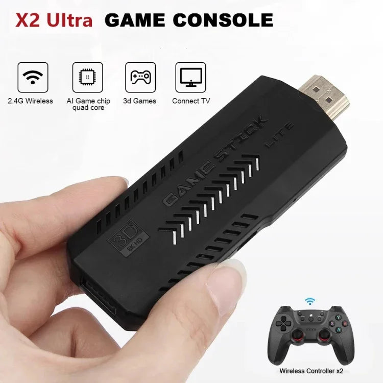 X2 Ultra 電玩手把主機，配 2.4G 雙無線控制器，64GB、128GB、256GB