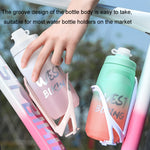 WEST BIKING 750ML 自行車水壺 便攜戶外騎行水杯，白粉漸變，黑灰漸變，藍色漸變，深綠漸變，綠粉漸變，黃綠漸變，黑綠漸變，黑紅漸變