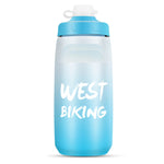 WEST BIKING 620ML 自行車水壺 便攜戶外騎行水杯，白粉漸變，黑灰漸變，藍色漸變，深綠漸變，綠粉漸變，黃綠漸變，黑綠漸變，黑紅漸變