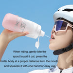WEST BIKING 620ML 自行車水壺 便攜戶外騎行水杯，白粉漸變，黑灰漸變，藍色漸變，深綠漸變，綠粉漸變，黃綠漸變，黑綠漸變，黑紅漸變