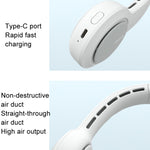 JisuLife FA31 USB充電掛脖迷你風扇 無葉片冷卻戶外大風力電風扇