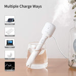 JisuLife JB07 無線高霧便攜加濕器，無水箱，白色 1100mAh，白色 2200mAh