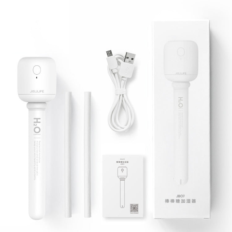 JisuLife JB07 無線高霧便攜加濕器，無水箱，白色 1100mAh，白色 2200mAh