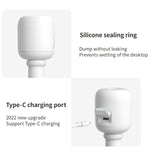 JisuLife JB07 無線高霧便攜加濕器，無水箱，白色 1100mAh，白色 2200mAh