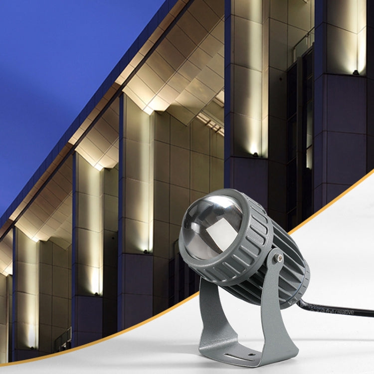 10W One Beam LED Spotlight Outdoor Waterproof Lighting Pillar Wall Light Remote Landscape Lamp, Choose 1 of 3 Colors, Choose 1 of 5 Colors