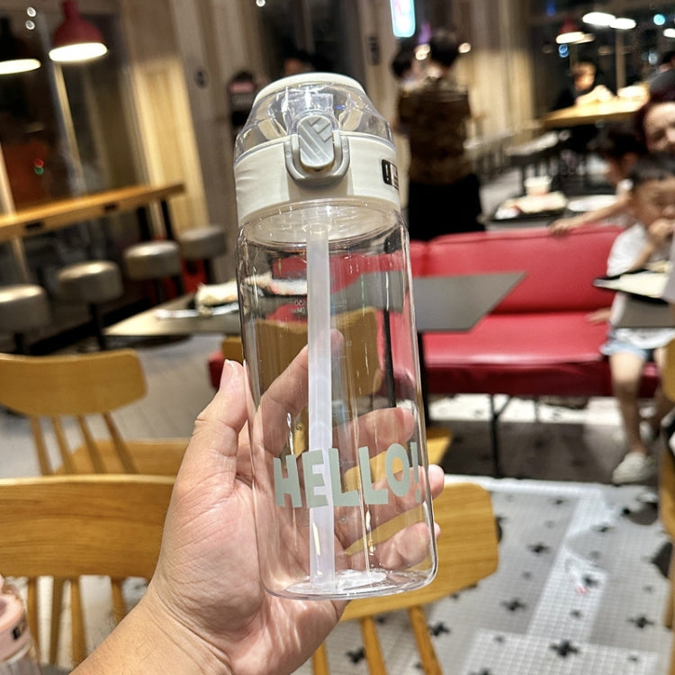 學生便攜彈跳吸管大容量防摔塑膠杯，550ml 綠色，550ml 白色，550ml 紫色，650ml 綠色，650ml 白色，650ml 紫色，800ml 綠色，800ml 白色，800ml 紫色