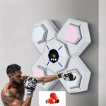 Bluetooth Music Boxing Machine Countable Rechargeable Fitness Equipment, Without Gloves Pink Blue, With Adult Gloves Pink Blue, With Child Golves Pink Blue, With Adult & Child Gloves Pink Blue, Without Gloves Blue, With Adult Gloves Blue               ...