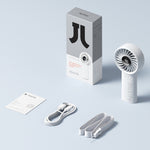 JisuLife Life4 手持便攜小型充電風扇，3600mAh灰色，3600mAh黑色，3600mAh粉色，5000mAh灰色，5000mAh黑色，5000mAh粉色