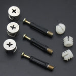 3合1螺絲連接家具連接固定器，衣櫥偏心輪螺母連接緊固件，10件40mm，10件35mm
