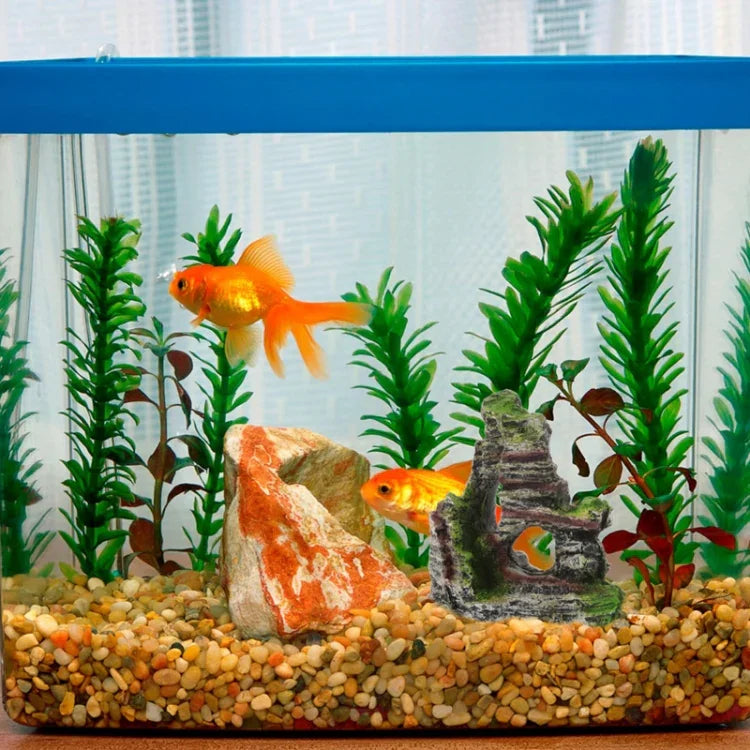 水族造景配件樹脂魚缸帳篷景觀裝飾，型號A，型號B，型號C，型號D