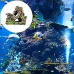 水族造景配件樹脂魚缸帳篷景觀裝飾，型號A，型號B，型號C，型號D