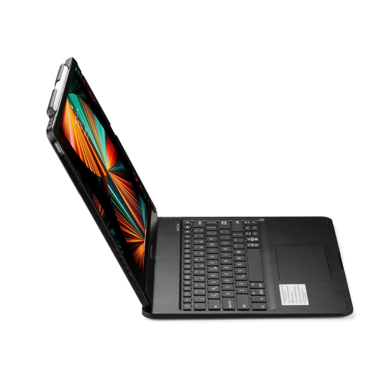 適用於 iPad Pro 12.9 吋 2022/2021/2020/2018 平板藍牙觸控鍵盤帶背光 360 度旋轉，適用於 iPad Pro 12.9 吋