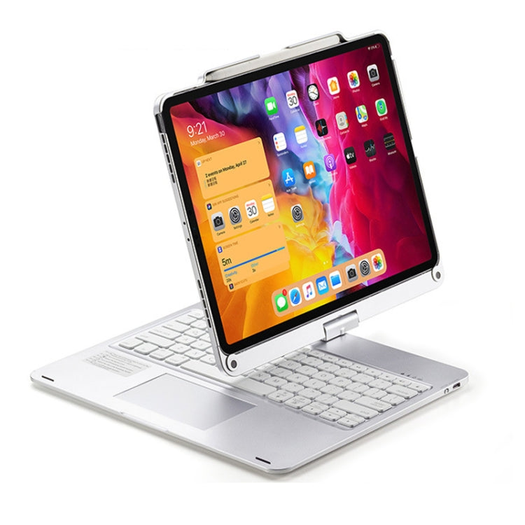 適用於 iPad Pro 12.9 吋 2022/2021/2020/2018 平板藍牙觸控鍵盤帶背光 360 度旋轉，適用於 iPad Pro 12.9 吋