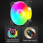 COOLMOON RGB120 5V ARGB 一體式單排多平台 CPU 散熱器, RGB120