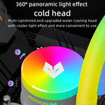 COOLMOON AS360 魔鑽版電腦散熱器 ARGB 水冷燈光一體式 CPU 散熱器, AS360