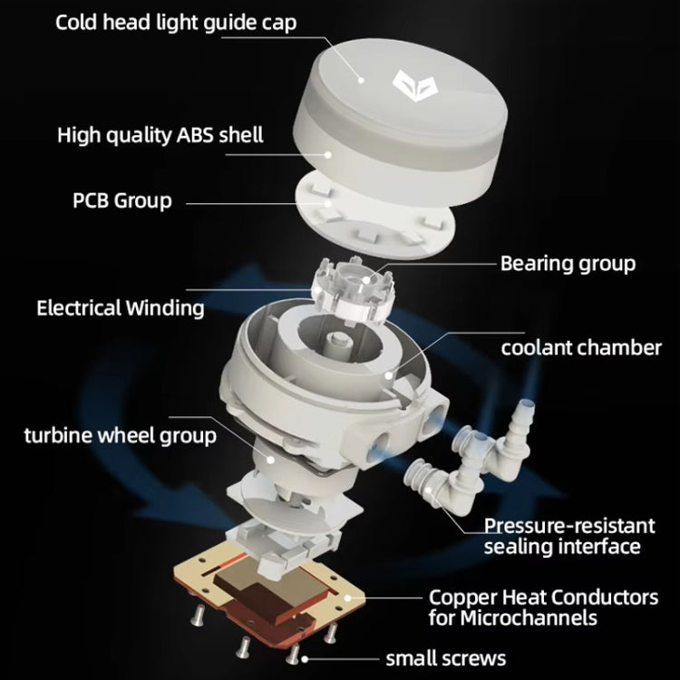 COOLMOON AS360 魔鑽版電腦散熱器 ARGB 水冷燈光一體式 CPU 散熱器, AS360