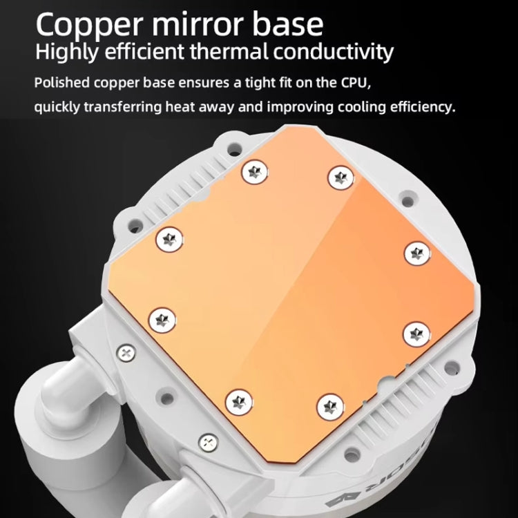 COOLMOON AS360 魔鑽版電腦散熱器 ARGB 水冷燈光一體式 CPU 散熱器, AS360