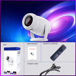 HY400 Android 12.0 系統智慧投影機便攜家庭投影機，美規插頭，歐規插頭，英規插頭，澳規插頭