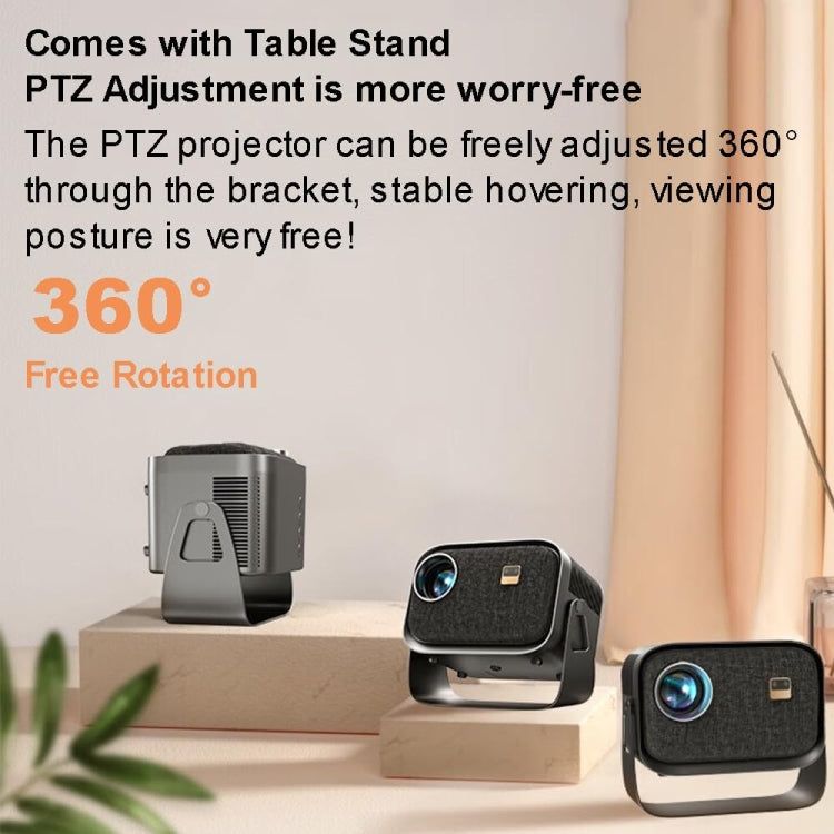 便攜迷你投影機智慧家庭劇院，Android 4K 高清版，手機同屏版