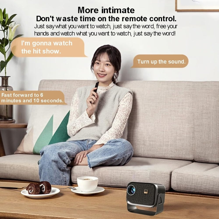 便攜迷你投影機智慧家庭劇院，Android 4K 高清版，手機同屏版