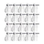 節日燈掛鉤帶十字螺絲用於電線和LED燈，10個/盒，20個/盒，30個/盒，45個/盒