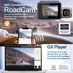 M700A三通道車載記錄器4K UHD前+1080P內+2K後+GPS+WiFi行車記錄器，M700A