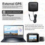 M700A三通道車載記錄器4K UHD前+1080P內+2K後+GPS+WiFi行車記錄器，M700A