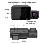 M700A三通道車載記錄器4K UHD前+1080P內+2K後+GPS+WiFi行車記錄器，M700A