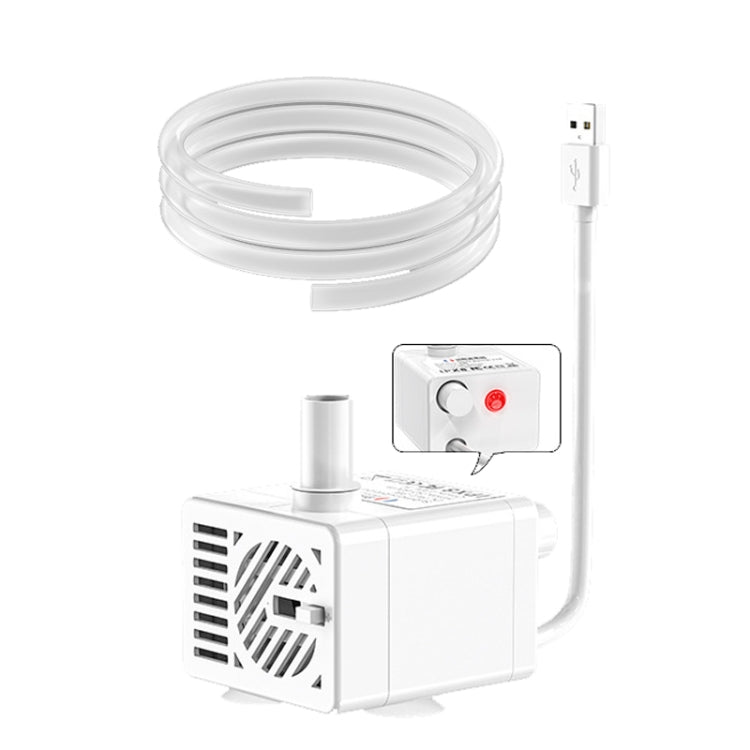 Innovator Group USB寵物飲水機泵 5V靜音微型無刷直流水泵，自動排水+1米管，自動排水+2米管，無水斷電+1米管，無水斷電+2米管