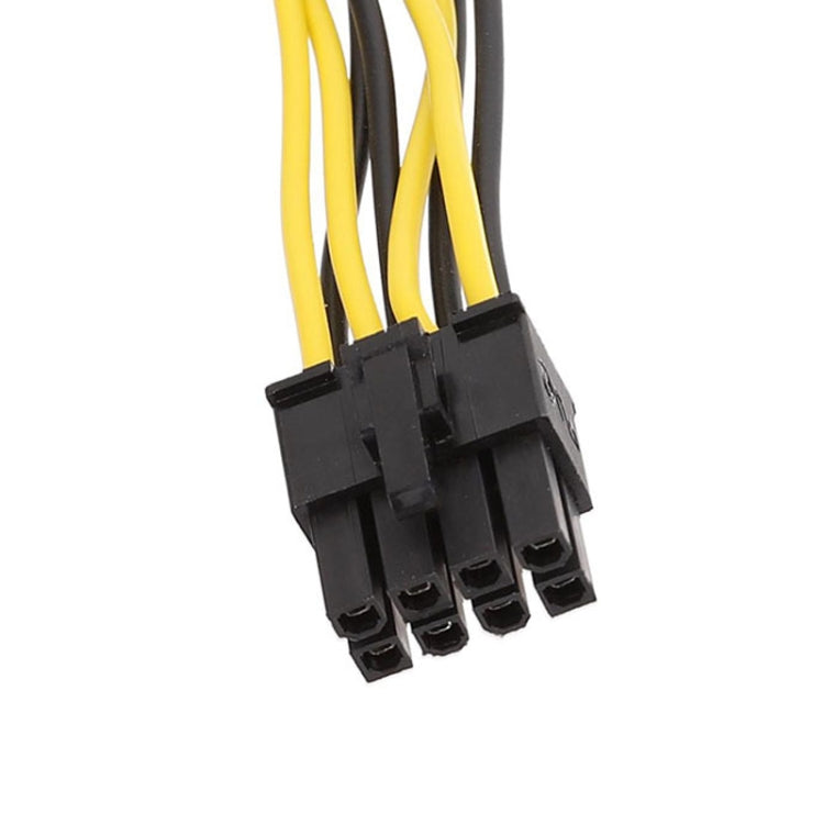 IDE 電源 雙大 4針 轉 EPS 8針 CPU 電源線, 15cm, 20cm
