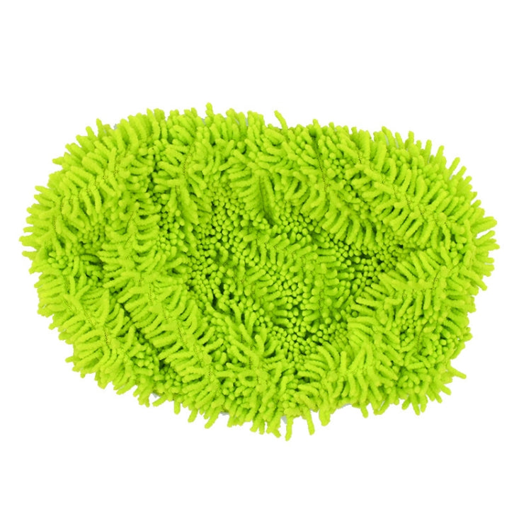 適用於Swiffer Sweeper及其他10英寸平拖把替換墊，2片毛巾布，珊瑚絨灰色，珊瑚絨綠色，條紋灰色，雪尼爾綠色，雪尼爾橙色，雪尼爾灰色