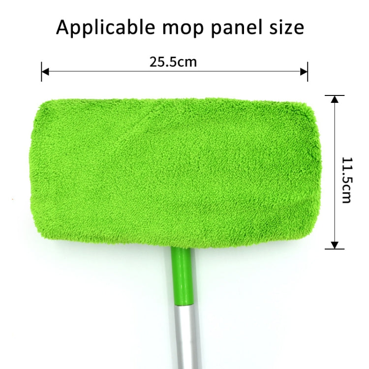 適用於Swiffer Sweeper及其他10英寸平拖把替換墊，2片毛巾布，珊瑚絨灰色，珊瑚絨綠色，條紋灰色，雪尼爾綠色，雪尼爾橙色，雪尼爾灰色