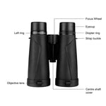 SVBONY SV202 10x50 ED 玻璃 IPX7 防水雙筒望遠鏡，SV202 10x50
