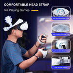 DEVASO PlayStation VR 2 精英頭帶防滑舒適減重頭帶，適用 PlayStation VR 2 ABS