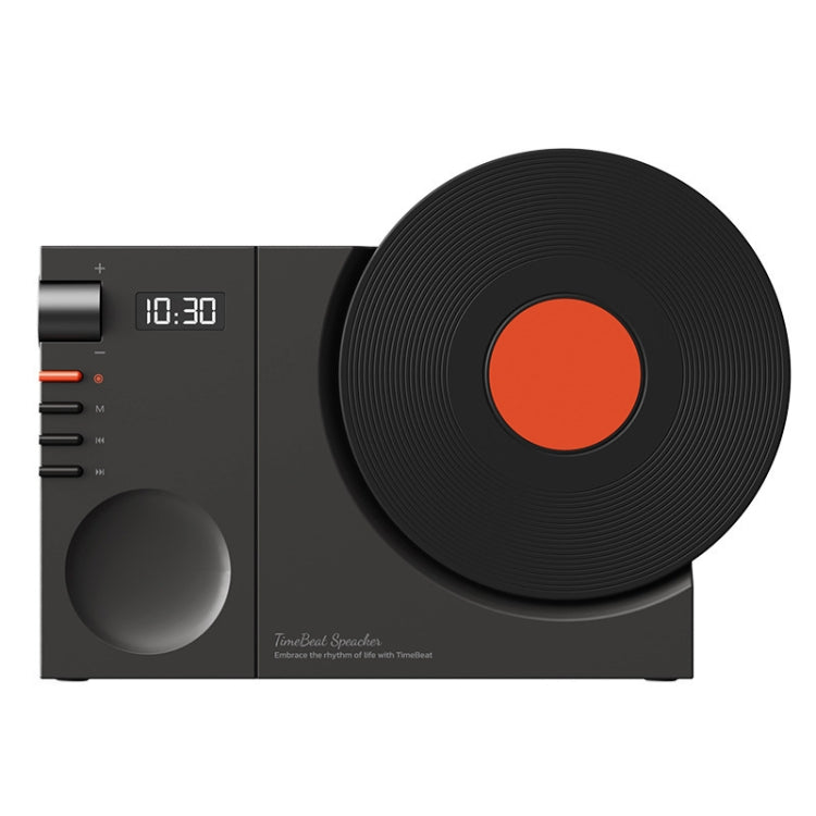 復古時鐘藍牙喇叭旋轉膠片無線低音炮HiFi音響