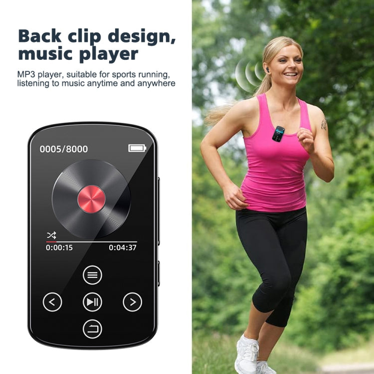 MP3藍牙音樂播放器 HIFI運動夾式觸控螢幕MP4，無TF卡，8GB，16GB，32GB，64GB，128GB