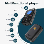 MP3藍牙音樂播放器 HIFI運動夾式觸控螢幕MP4，無TF卡，8GB，16GB，32GB，64GB，128GB