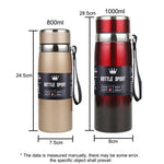 316不鏽鋼保溫杯 大容量真空保溫瓶 戶外便攜車載保溫水瓶，800ml，1000ml