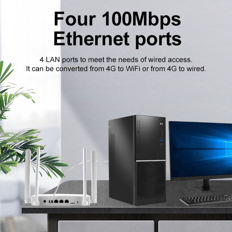 4G CPE 無線插入式路由器 WiFi 6 網絡熱點，歐規插頭，EC21