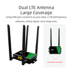 4G 無線插入式路由器可拆卸延伸天線 LTE 監控網絡 WiFi 熱點，歐規插頭，LT210B