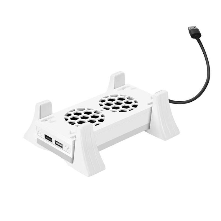 適用於 XBOX Series S 主機底座散熱風扇，內建 LED 燈條，底座散熱風扇白色，底座散熱風扇黑色