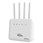 4G CPE WiFi6 插入式無線路由器雙埠無線熱點，歐規插頭，適用於歐洲/亞洲/非洲