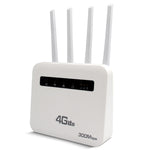 4G CPE WiFi6 插入式無線路由器雙埠無線熱點，歐規插頭，適用於歐洲/亞洲/非洲