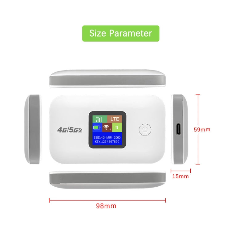 4G 便攜 WiFi 無線 Type-C 即插即用 LTE 路由器車載移動熱點，A8-EU 亞歐版，A8-AS 亞洲版