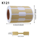珠寶價格裝飾牛皮紙手工貼紙，K121，K122，K123