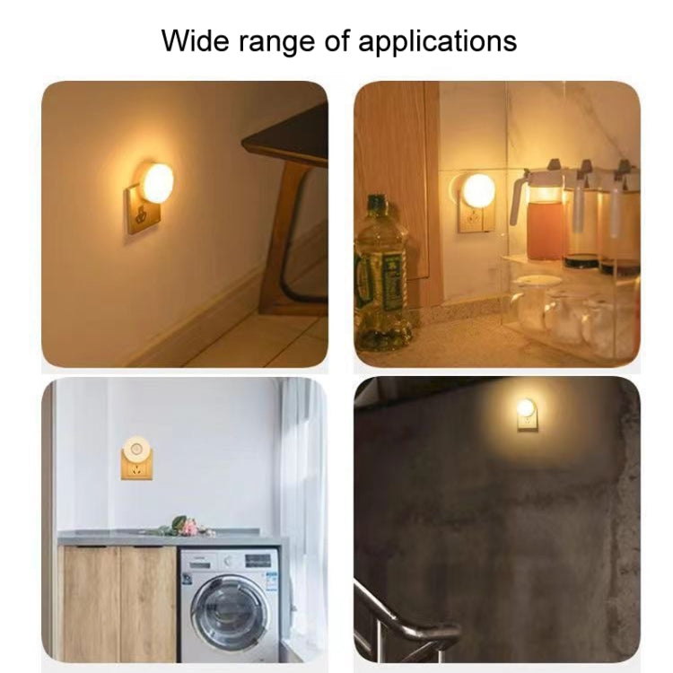 家用LED人體自動感應夜燈，插電免布線樓梯走廊通道燈，美規插頭，3W