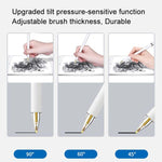 適用於 Apple Pencil 系列替換筆尖改良筆尖，4.0 延長白殼銀尖、3.5 標準白殼銀尖、3.0 圓頭白殼銀尖、4.0 延長白殼金尖、3.5 標準白殼金尖
